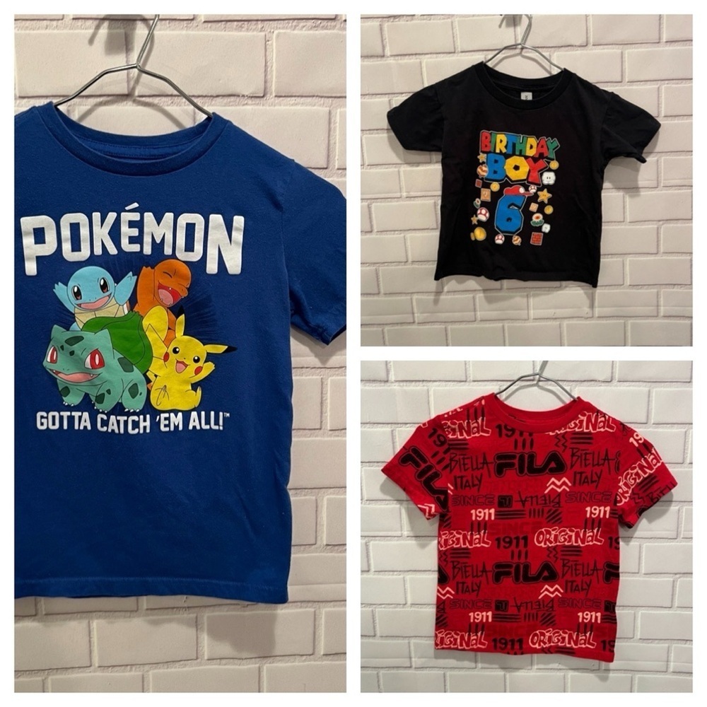 Boys t-shirts Bundle of 3 /sizes 5/6 & 6/7